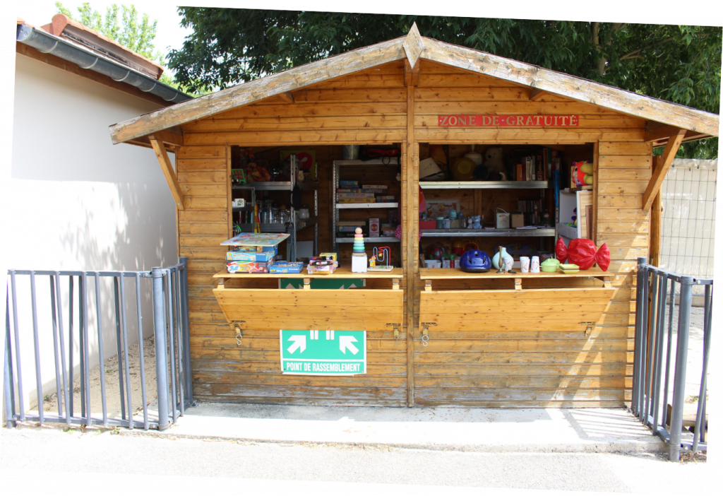 Le chalet zone de gratuité